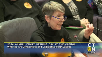 Click to Launch 2024 Annual Family Hearing Day with The Arc of Connecticut and the Intellectual/Developmental Disability Caucus